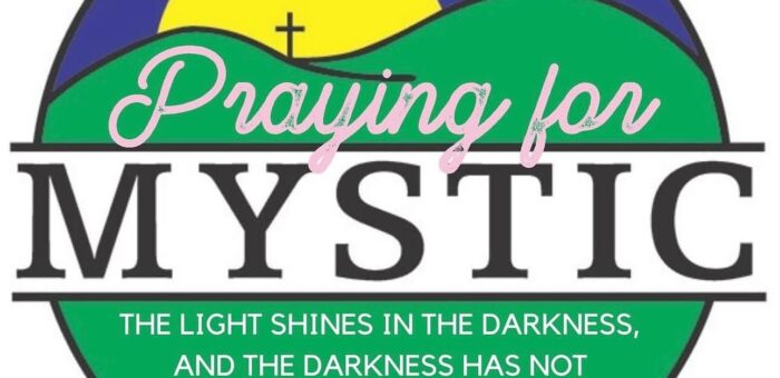 Praying for Mystic GoFundMe Logo