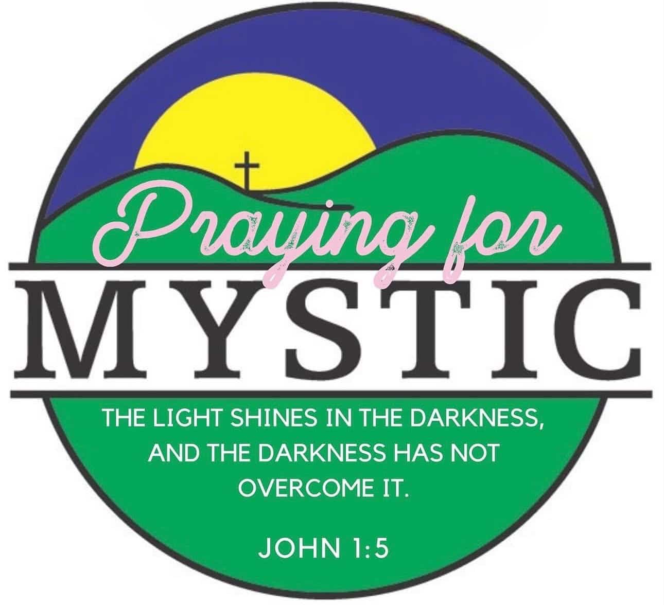Praying for Mystic GoFundMe Logo