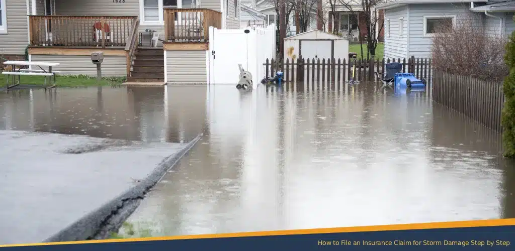 how to file an insurance claim for storm damage
